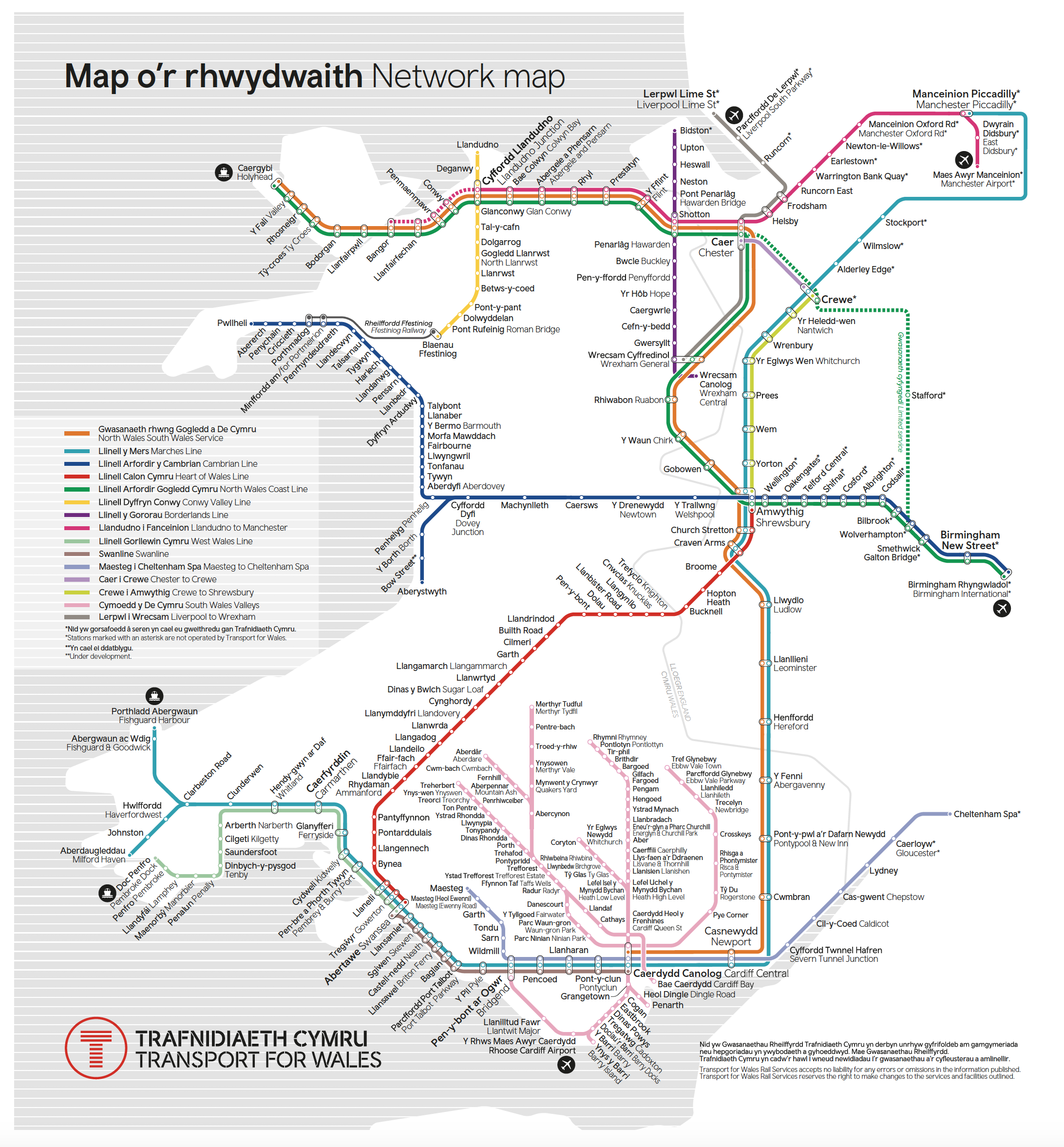 Wales Train Rail Maps Wales Train Rail Maps